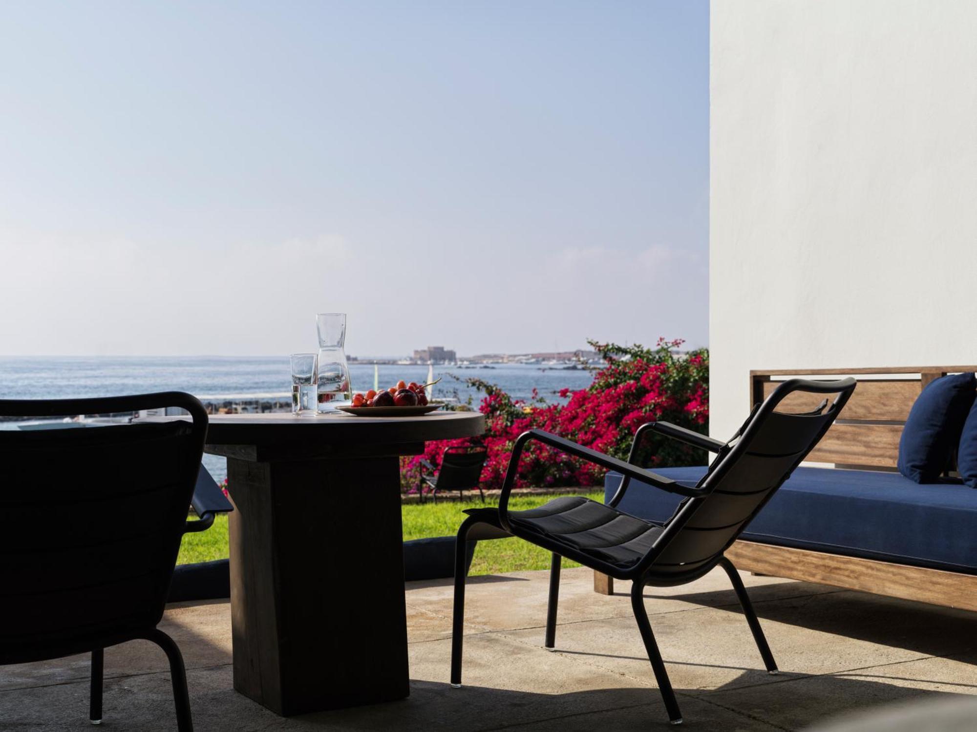奥尔迈拉酒店 Paphos 客房 照片 View from the hotel